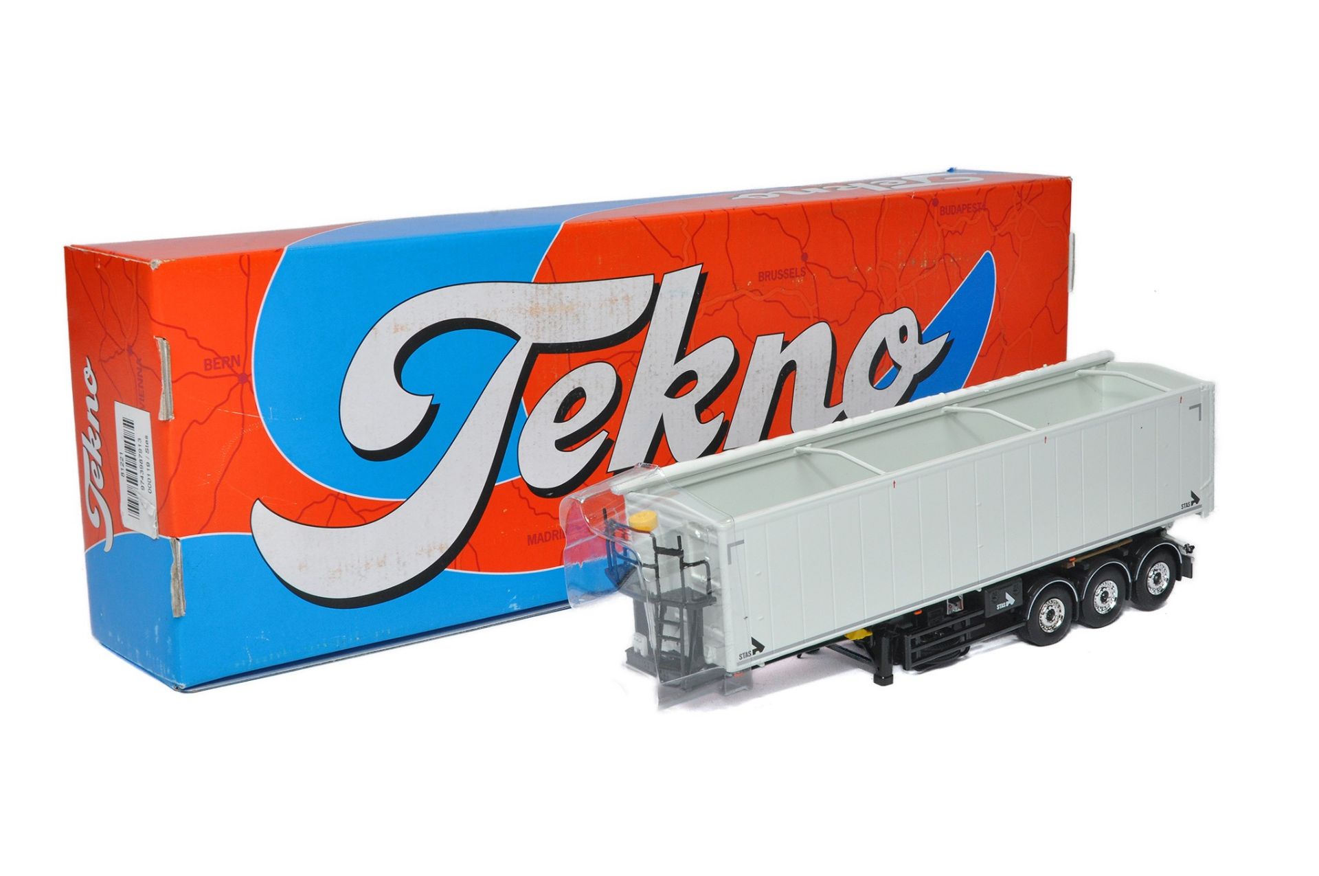 Tekno 1/50 diecast model truck issue comprising Bulk Trailer. Looks to be very good to excellent,