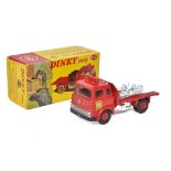Dinky No. 425 Bedford TK Coal Lorry 'Hall and Co Ltd'. Red with red interior. Very good to
