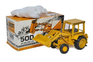 Conrad 1/50 diecast model construction issues comprising No. 2952 Massey Ferguson 50D Elite