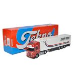 Tekno 1/50 diecast model truck issue comprising Iveco Fridge Trailer in the livery of JP VIS.