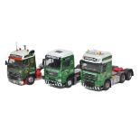 Tekno / Wsi Code 3 (Dave Robinson) 1/50 diecast model truck issues comprising DAF, Volvo, MAN