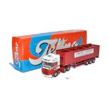 Tekno 1/50 diecast model truck issue comprising Scania Bulk Trailer in the livery of S Walker. Looks