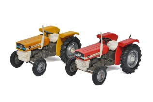 Britains 1/32 farm model issues comprising Massey Ferguson 135 duo. Look to be generally very good