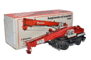 CEF (France) 1/50 diecast model construction issue comprising Poclain 40t Rough Terrain Crane.