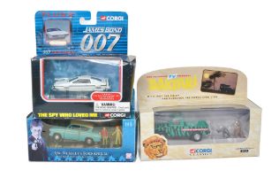 A group of three TV Related diecast issues comprising Daktari, Harry Potter and James Bond.