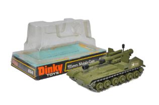 Dinky Military issue comprising No. 654 155mm Mobile Gun. Lacks missiles but still very good to