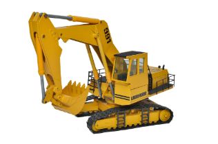 Conrad 1/50 diecast model construction issue comprising No. 2623/4 Liebherr 991 Tracked Excavator.