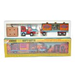 Corgi No. GS21 Chipperfields Circus Crane with Scammell Handyman Cab and Menagerie Trailer. Red (inc