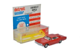 Cragstan (Israel) diecast issue comprising no. 8103 Chevrolet Impala in red. Generally excellent