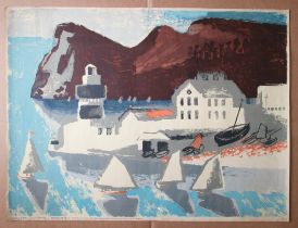 CLIFFORD & ROSEMARY ELLIS [1907-1985 & 1910-1998] Teignmouth, 1947. Lithograph, signed in the plate,