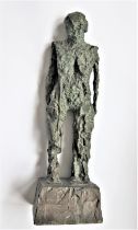 ROBERT CLATWORTHY R.A. [1928-2015]. Standing Figure 1V, 1984; bronze, edition of 9, 2/9; with