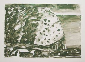 WILLIAM CROZIER [1930-2011] Headland, West Cork V, 1989. Gouache on wove paper, signed and dated