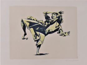 F E McWILLIAM R.A. [1909-92]. Women of Belfast, 1973, lithograph, edition of 90, 80/90; signed in