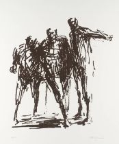 OLIFFE RICHMOND [1919-77]. 3 Figures, 1966. lithograph, edition of 250; signed in pencil. 50 x 40 cm