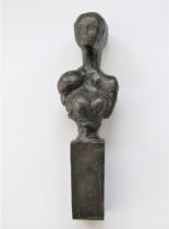 REG BUTLER [1913-81]. Girl, c.1961. bronze, edition of 8, 2/8; signed + Valsuani Foundry stamp. 36