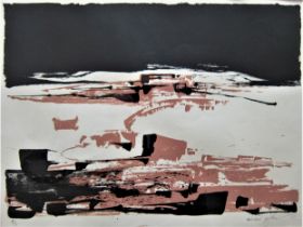 MICHAEL AYRTON [1921-75] Greek Landscape. lithograph, edition of 50, 11/50; signed in pencil. 45 x