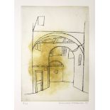 ALEXANDER MACKENZIE [1923-2002] Lucca, 2002. Etching and aquatint on Arches paper, signed, dated and