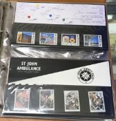 Five Royal Mail albums containing various first day covers from the late 20th and early 21st