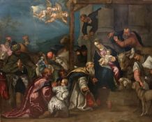 17TH CENTURY FLEMISH SCHOOL IN THE MANNER OF JAN BRUEGHEL THE ELDER "The Adoration of the Magi",