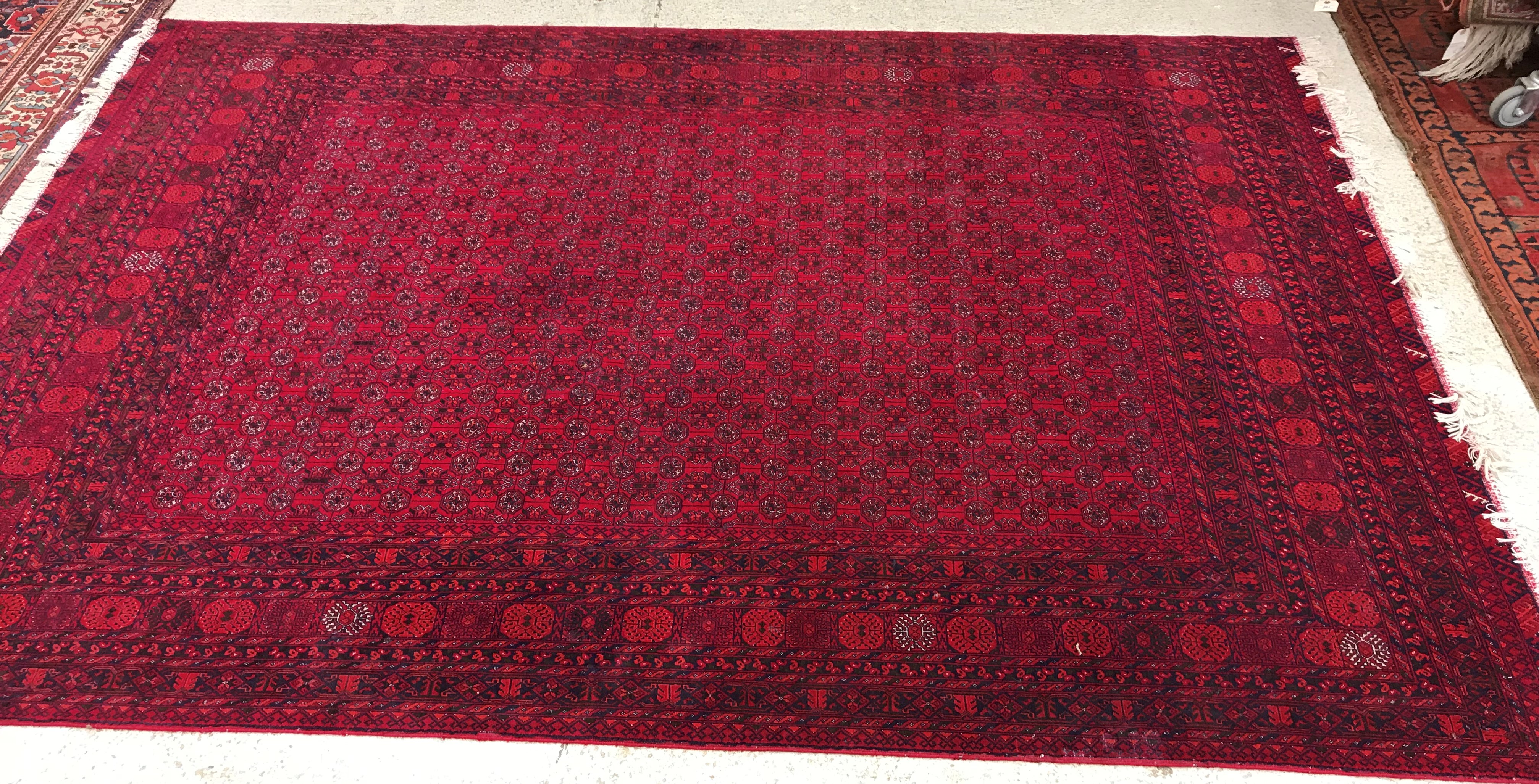 A Turkaman rug, - Image 2 of 2