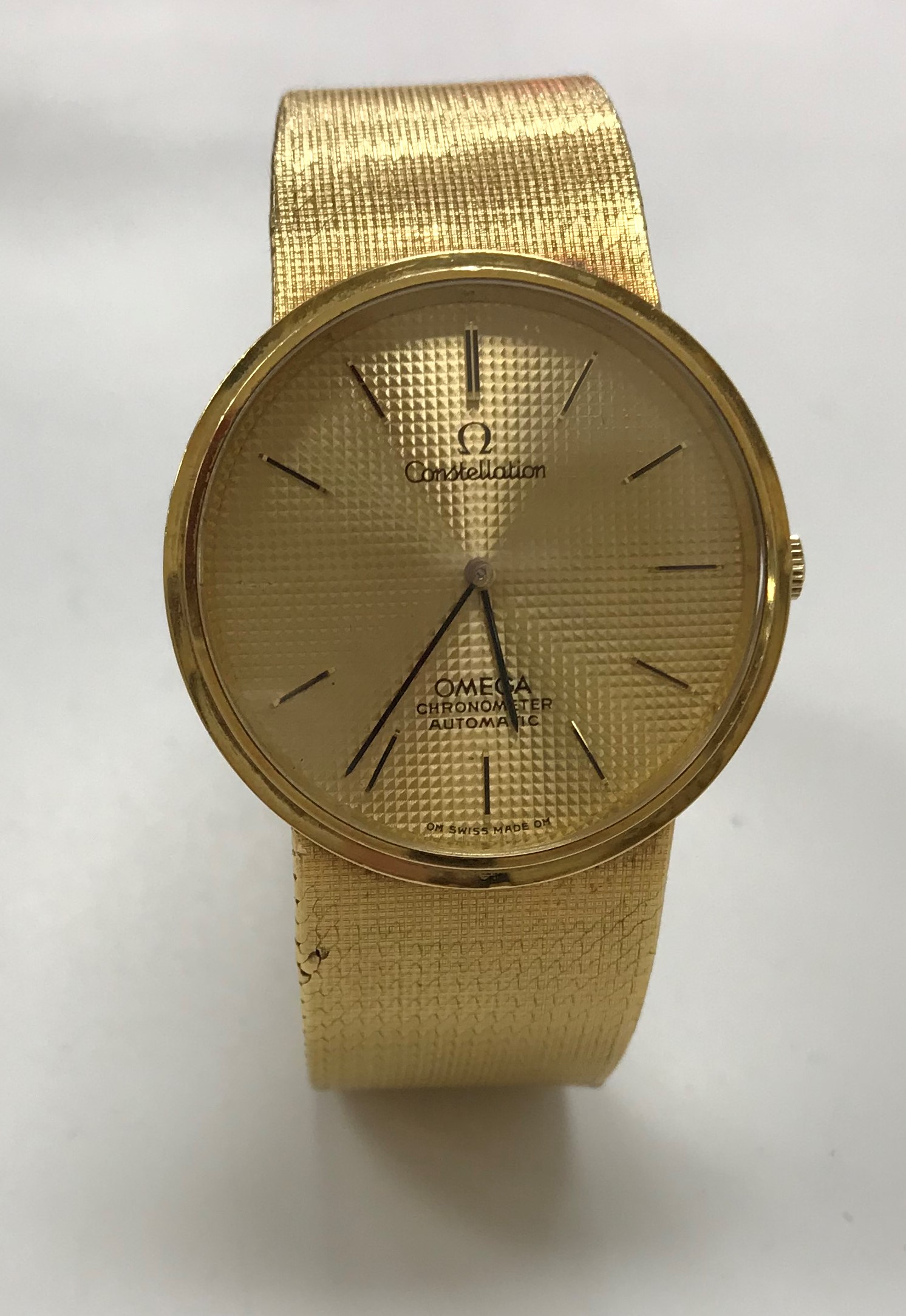 An 18 carat gold Omega Constellation watch, - Image 3 of 3