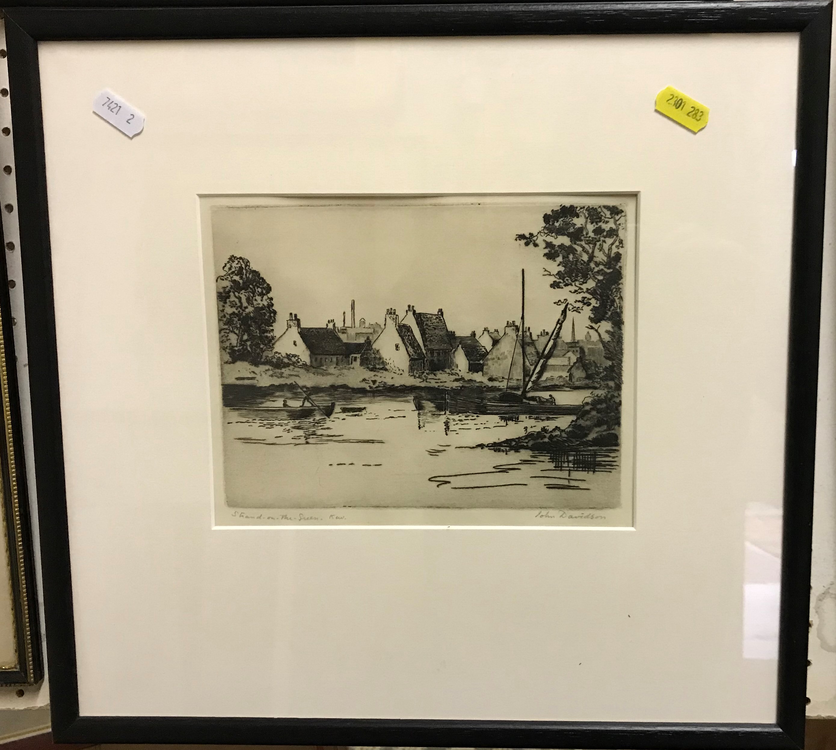 AFTER WALLIS JAMES "Moorland landscape with grouse in foreground", black and white etching, - Image 13 of 19