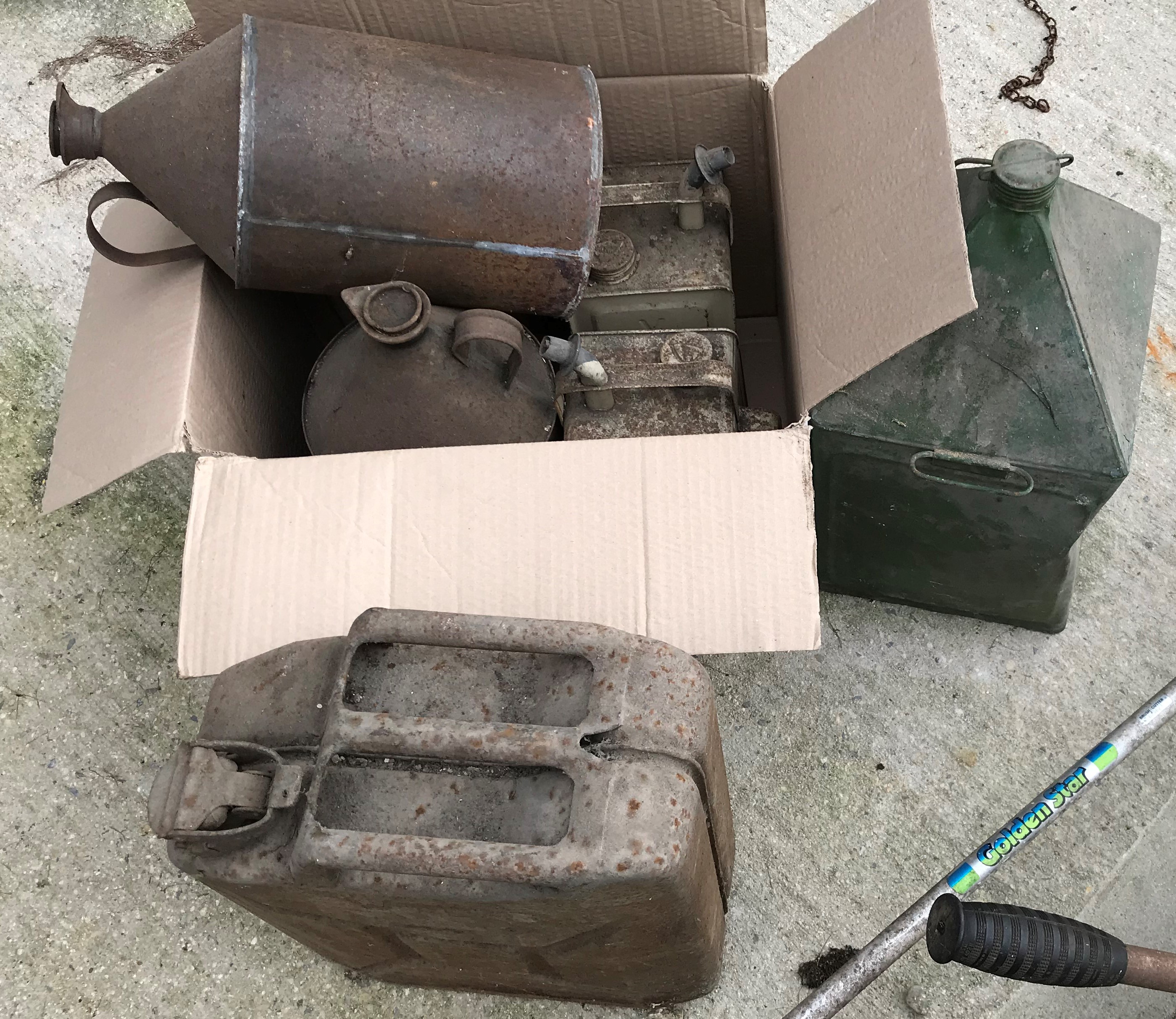 A collection of items to include a Seagull outboard motor, a petrol driven strimmer, - Image 4 of 4