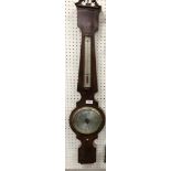 An early 19th Century mahogany cased stick barometer,