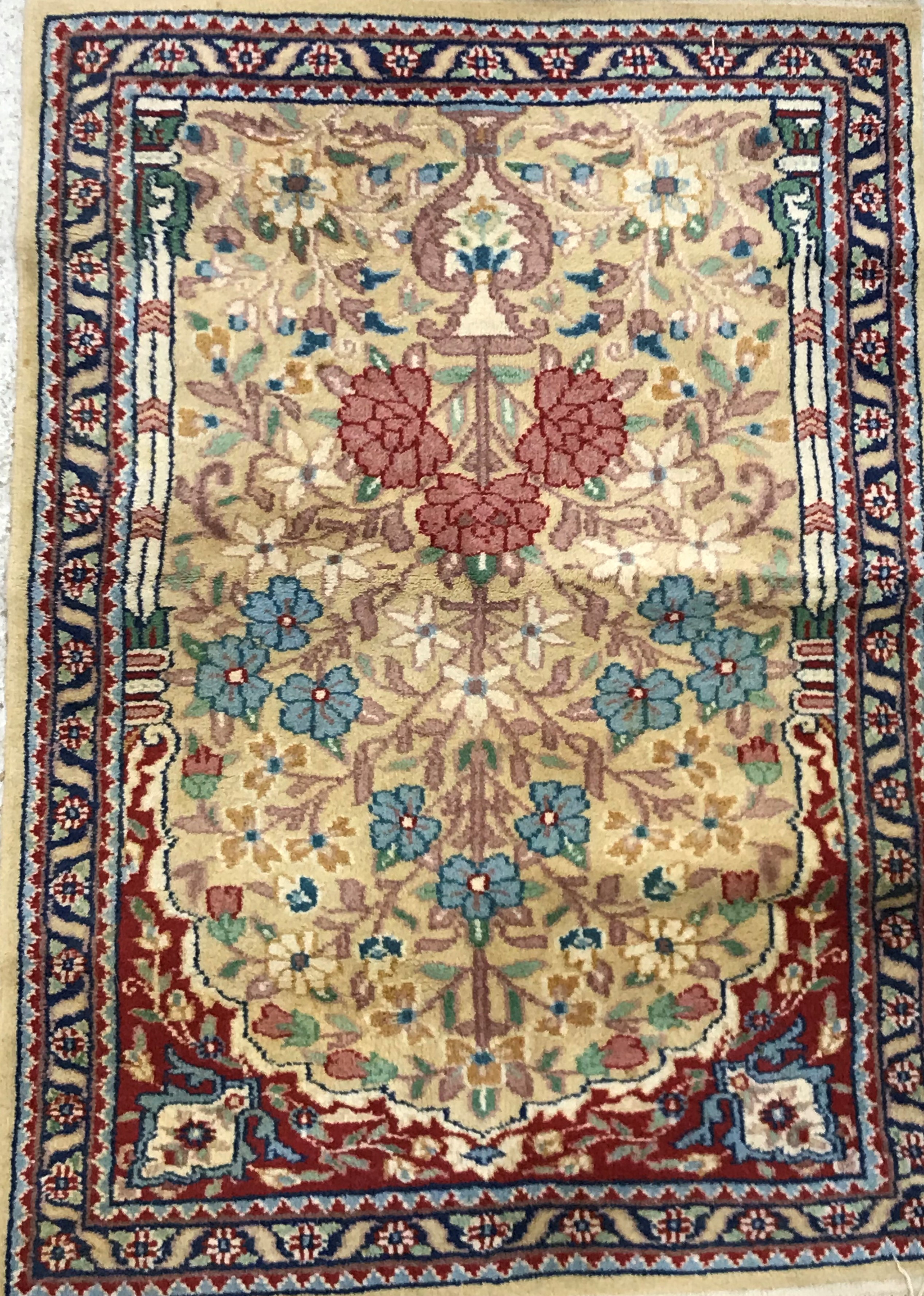 A Persian rug,