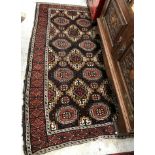 A Belouch tribal carpet,