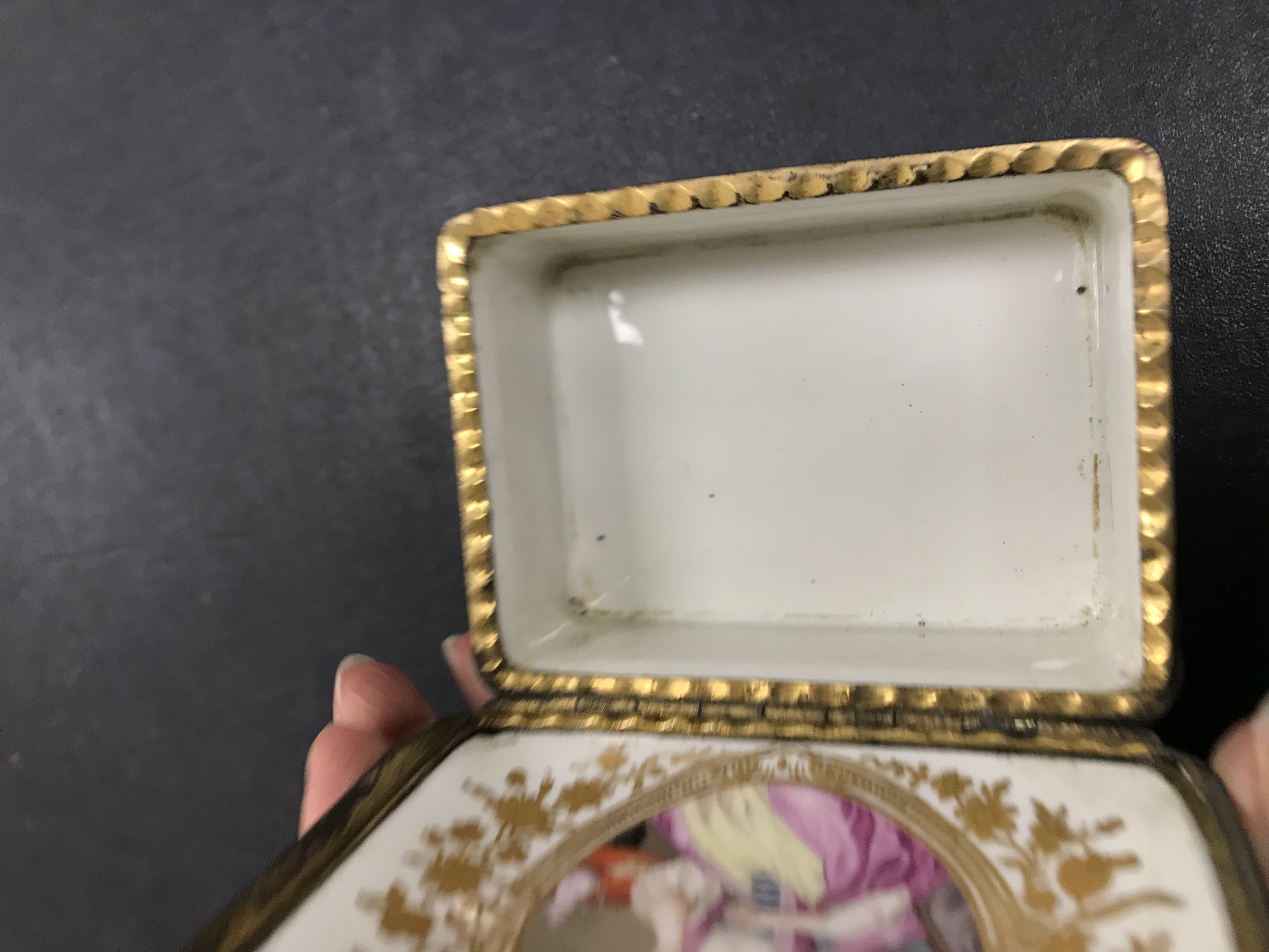 A 19th Century Continental porcelain rectangular lidded box, - Image 17 of 45