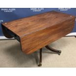 An early 19th Century mahogany Pembroke table,