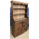 A 19th Century Irish pine dresser,