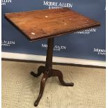 A Victorian mahogany reading table,