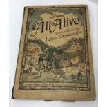 One volume LOTHAR MEGGENDORFER "All Alive - A Moveable Toy Book", published H Grevel & Co.