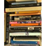 Eight boxes of various coffee table type hardback books including books on the subject of art and