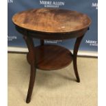 A 19th Century French mahogany centre table,