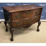 A 19th Century French elm commode,