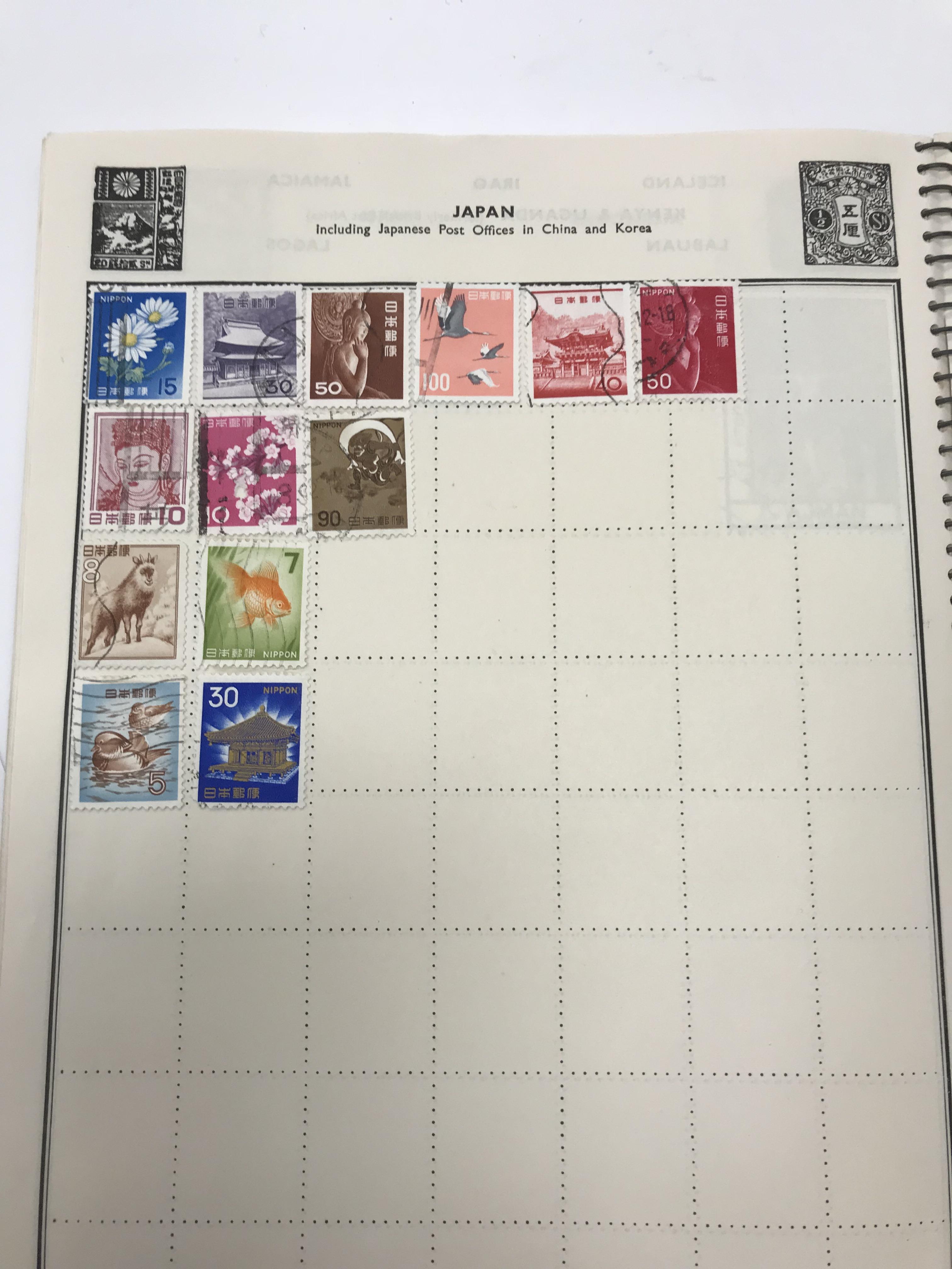 A collection of stamp albums containing various stamps of the world - Image 4 of 4