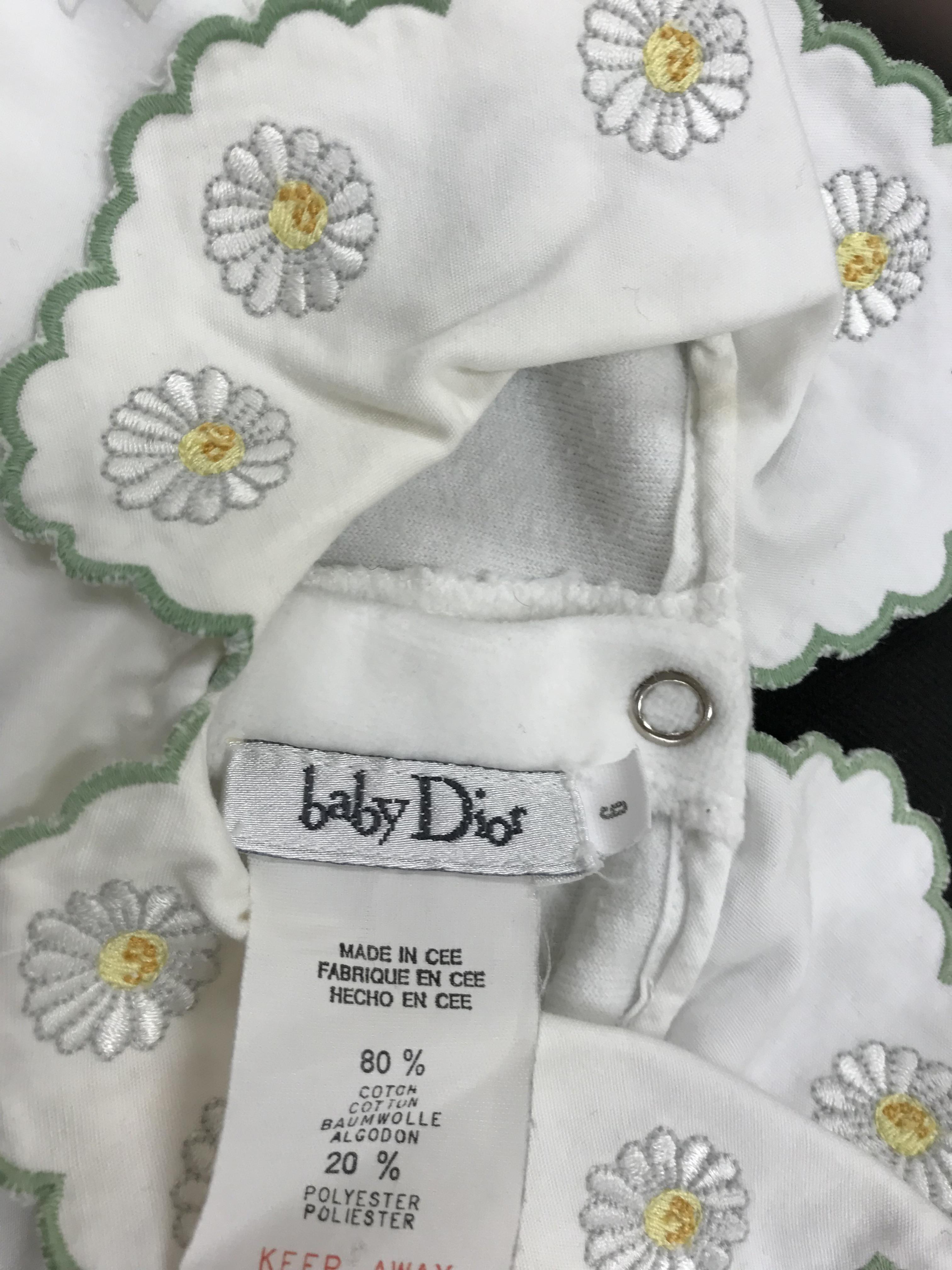 Baby ALine Dress Ivory Cotton Voile with Cannage Jacquard and Pink Lily of  the Valley Print  DIOR US