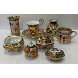 A collection of Royal Crown Derby Imari pattern china wares to include pot pourri,
