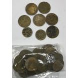 A large collection of farm tokens for C Lee & Sons of Crockenhill, including 1d, 1s, 2d, etc,