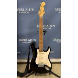 A Fender Squire Bullet Stratocaster guitar, 20th anniversary version, Serial No.