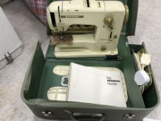 A Bernina 730 "Record" electric sewing machine originally purchased in 1968,