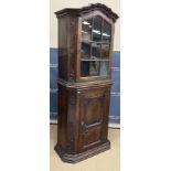 An 18th Century Dutch carved oak side cabinet,