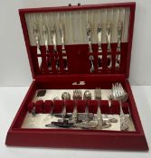 An eight place canteen of International Sterling Prelude pattern cutlery comprising table knives