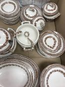 A John Meir & Son Myrtle Wreath child's dinner service (55 pieces) to include tureens, ladles,