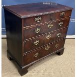 An early 19th Century mahogany chest,