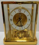 A Jaeger-le-Coultre "Atmos" clock, the movement with thirteen jewels No'd.