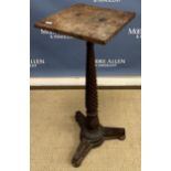 A pair of early 19th Century rosewood pedestal occasional tables,